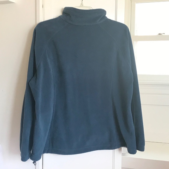 COLUMBIA Fleece Jacket Full Zip Front Coat Blue Green Women’s Plus Size 2X - Picture 5 of 16